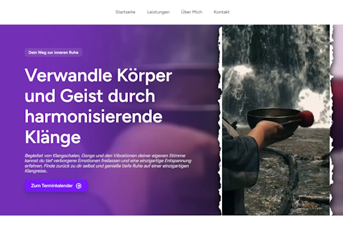 Meditation Stimm Begleitung Selbstfindung Klang Aromareisen aus Nuernberg praesentiert eine neue Webseite Webdesign von atondix aus Fuerth