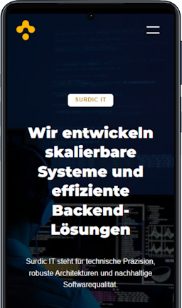 Moderne Darstellung der Surdic IT aus Nuernberg